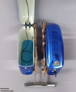 thung hong xe may mau xanh