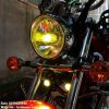suzuki gz 150a độ đèn pha led zin