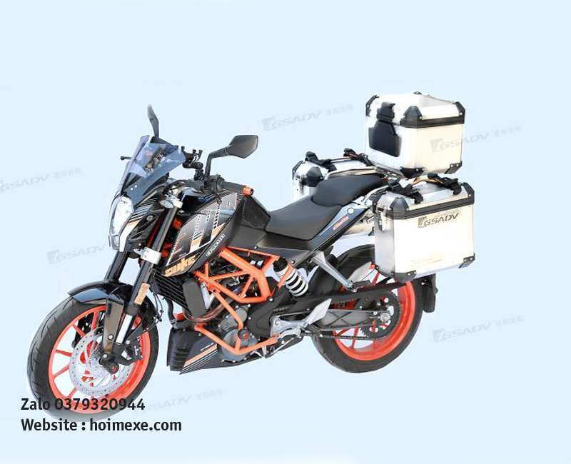 Bộ Thùng Nhôm KTM DUKE 390 DUKE 690 - Phụ Tùng Motor-Xe Máy Online.